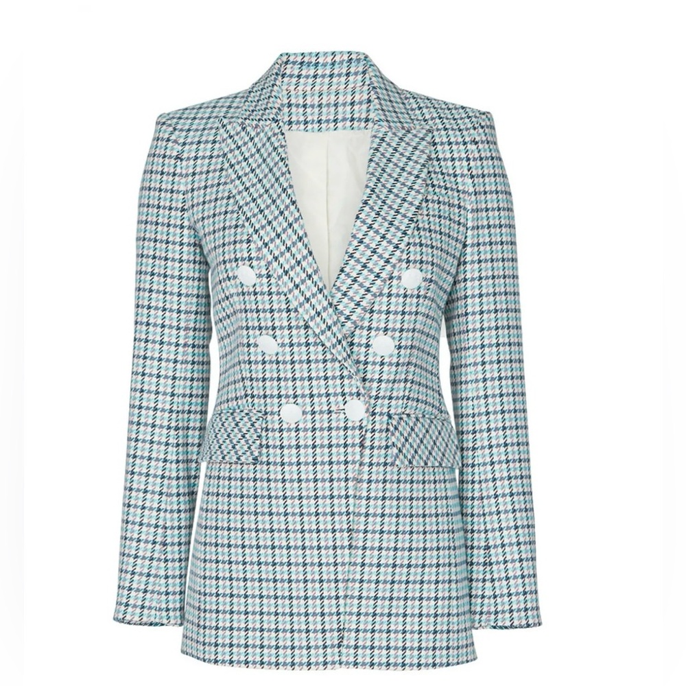Veronica Beard Houndstooth Dickey Jacket - Size 10